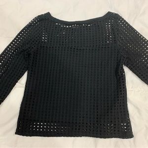 Trouvé black shirt 3/4 sleeves womens size S